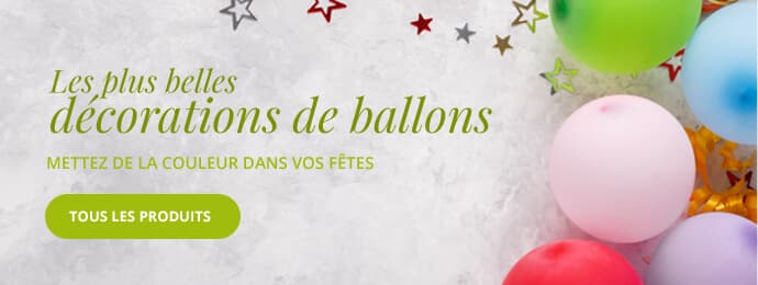 Ballons vert pour la décoration de vos anniversaires - Happy Fiesta